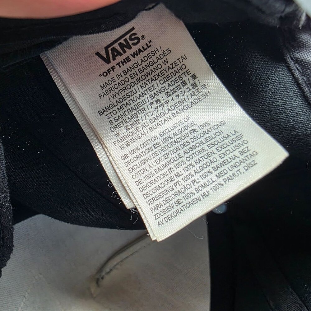 Vans Full Patch Snapback Black Hat Skateboarding … - image 8